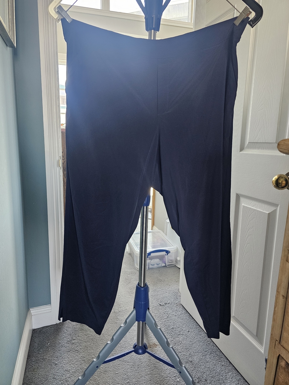 Athleta Navy Brooklyn Ankle Track Pants